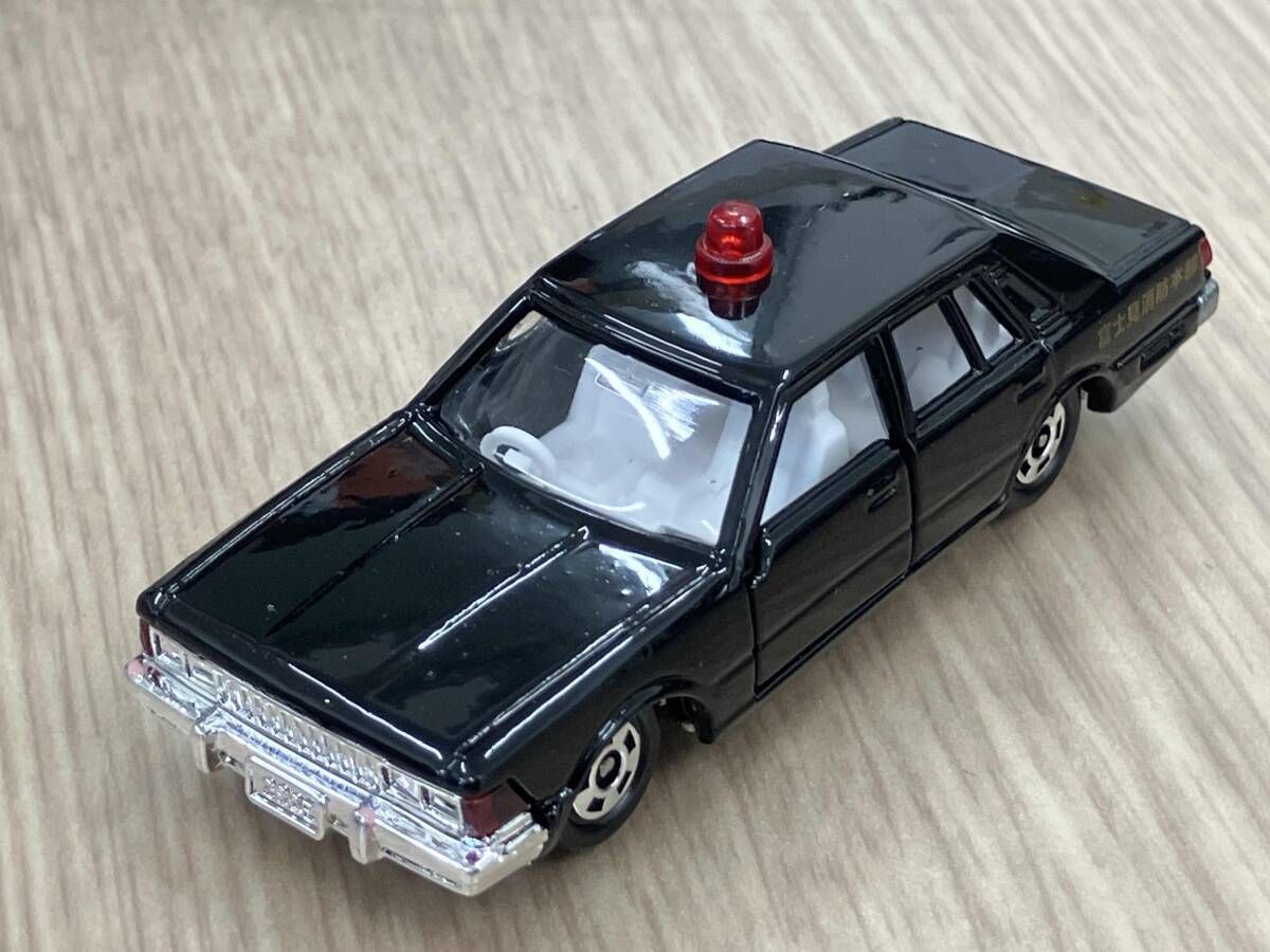 トミカ ニッサン セドリック 280E ブロアム 消防指令車 黒 白シート 1H