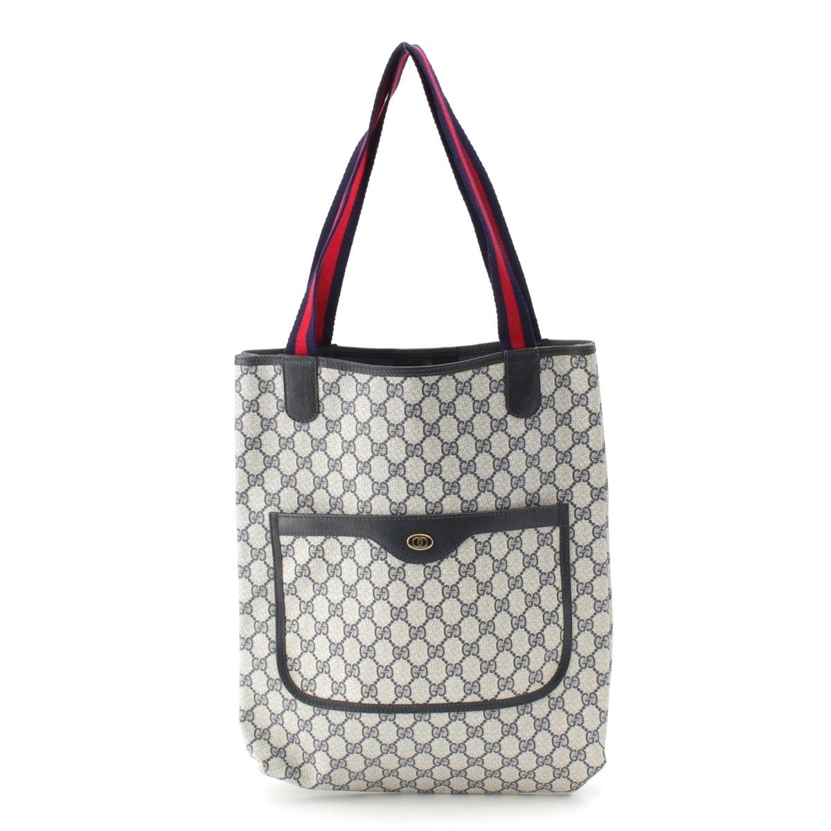 グッチ シェリーライン GGキャンバス GGプラス トートバッグ ベージュ 