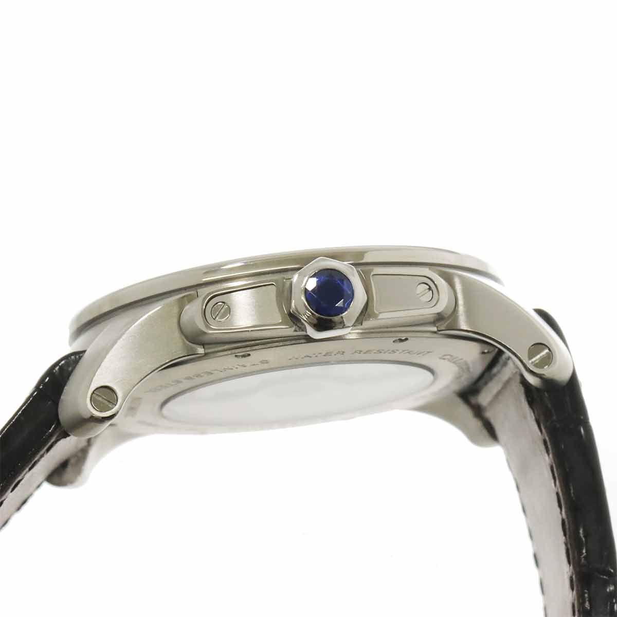  カルティエ Cartier カリブル ドゥ カルティエ W7100041 デイト メンズ 腕時計 ブラック オートマ 自動巻き Calibre de Cartier 90305626 数量限定 自動巻き時計 腕時計(アナログ)