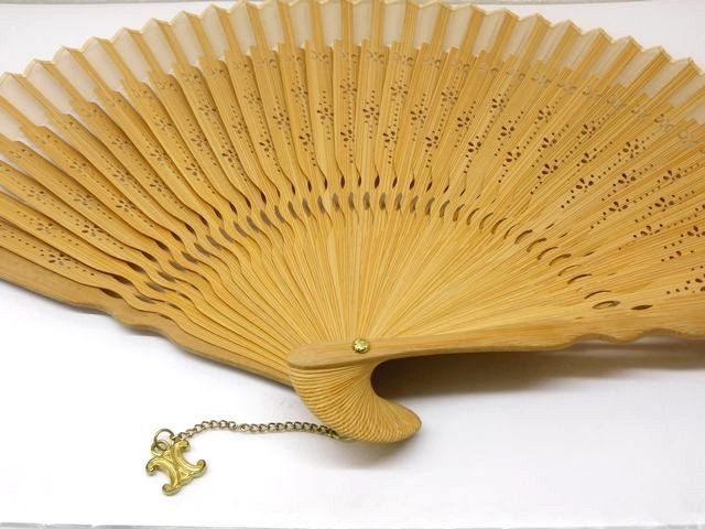 3F 美品 セリーヌ □ 扇子 せんす ブラウン系 CELINE□7L - メルカリ