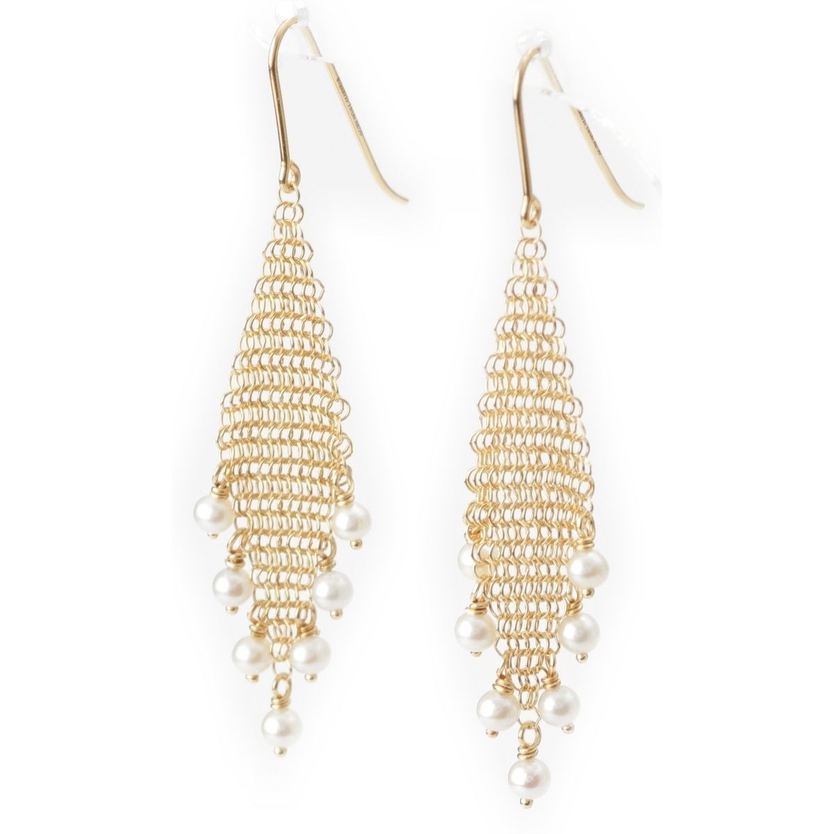 ティファニー 2025 750YG エルサペレッティ メッシュ フリンジ ピアス