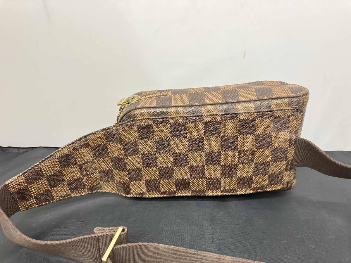 LOUIS VUITTON ルイ ヴィトン ルイヴィトン ダミエ ジェロニモス ボディバッグ 斜め掛け バッグ 鞄 ブラウン系 茶系 エベヌ