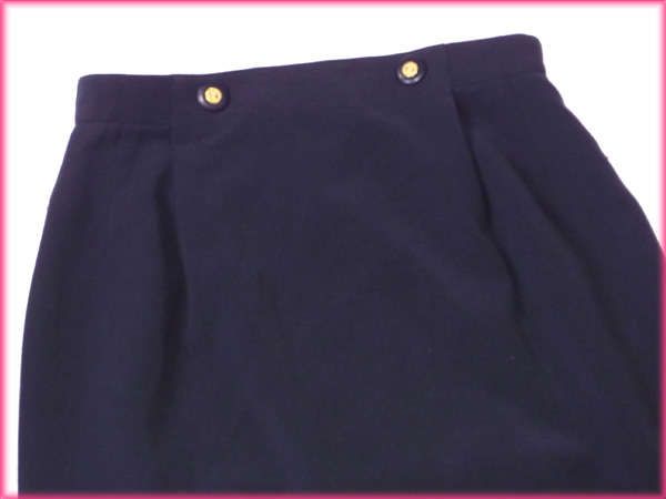 【BIGお買い物ラリー★30%OFFセール中】ミスクロエ miss chloe スーツ2つボタン ♯40サイズ テーラージャケット ネイビー×ゴールド レディース 中古 最大30％OFF☆新春セール】ミスクロエ miss chloe スーツ 2つボタン