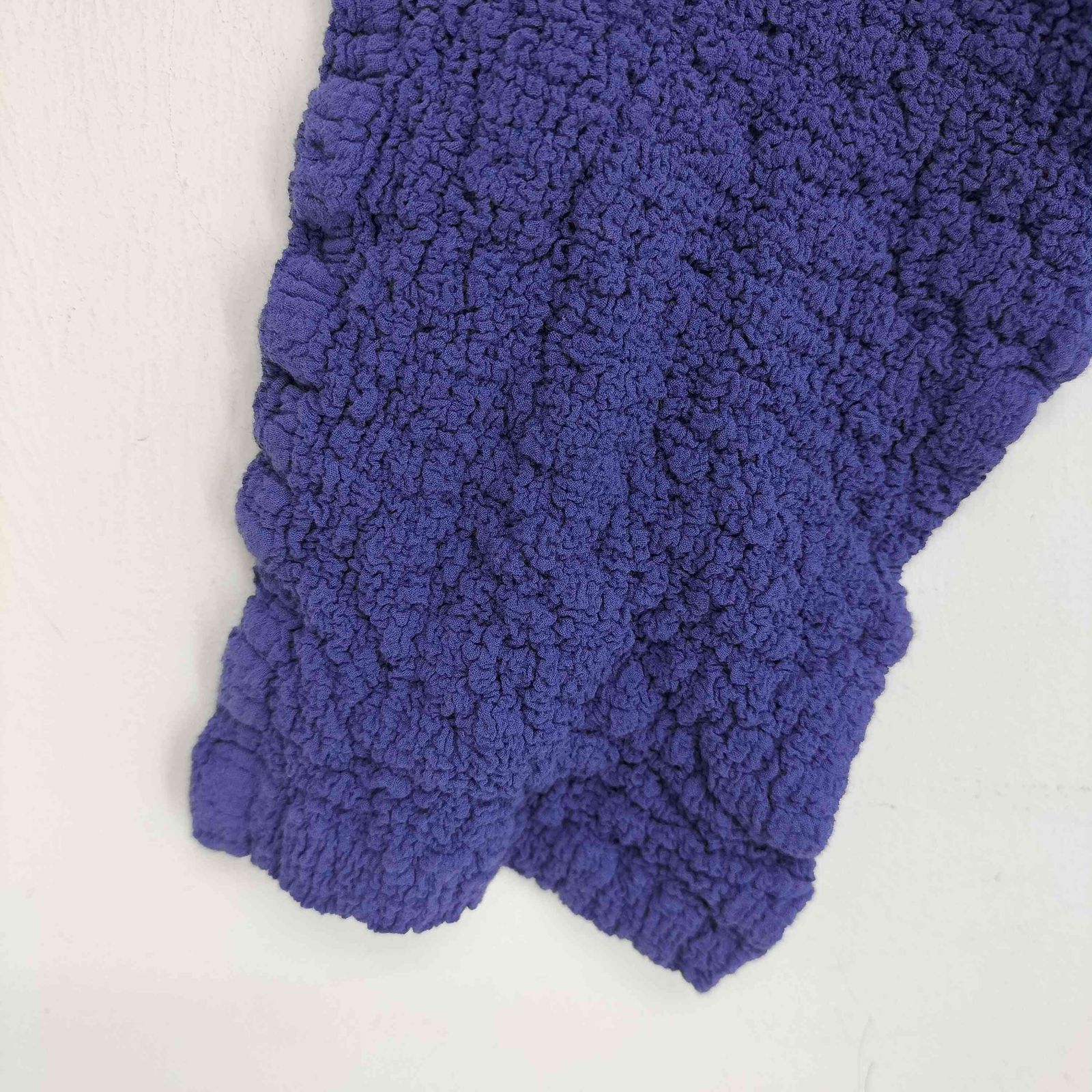 イッセイミヤケミー ISSEY MIYAKE me プリーツ加工 フリンジシャツ