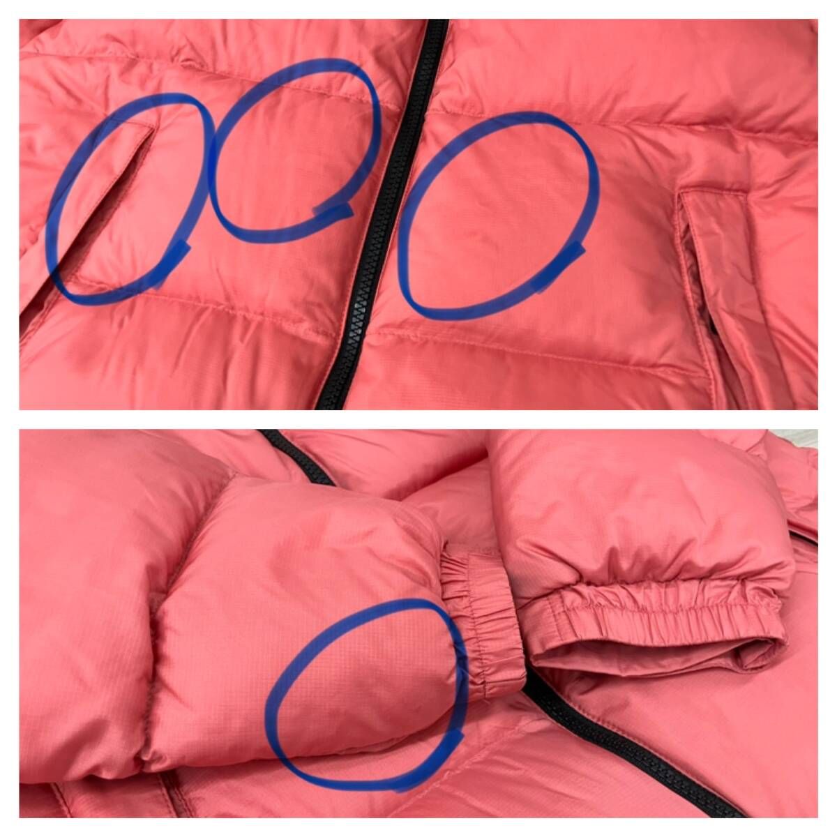  THE NORTH FACE ザ ノースフェイス ダウンジャケット ショート ヌプシジャケット ピンク Mサイズ その他 トップス