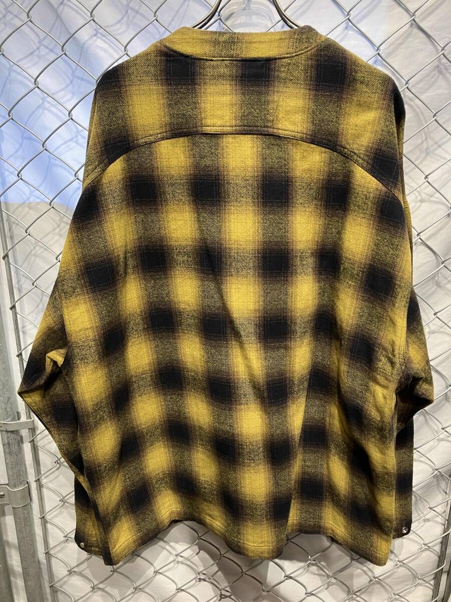 BIG MAC × F. A. T. カーディガン チェック size JUMBO イエロー