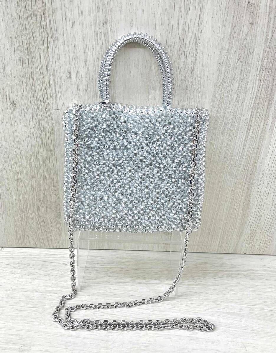 ANTEPRIMA アンテプリマ ショルダーバッグ ミニアトゥーラ チェーンバッグ シルバー