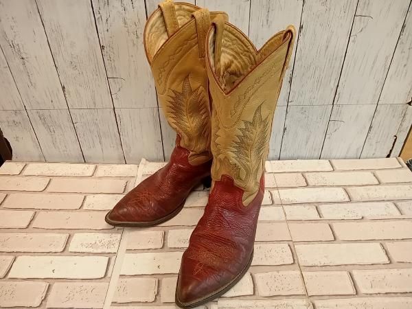 TONY LAMA トニーラマ ブーツ USA製 84988リザード カウ ウエスタン