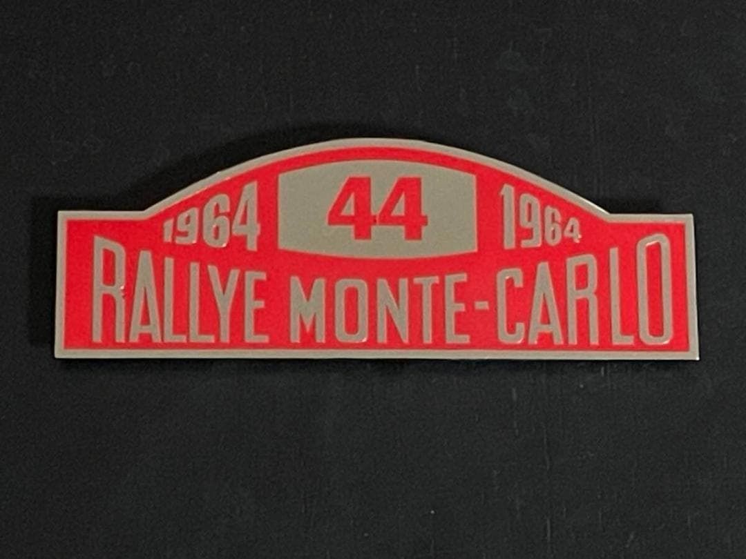 モンテカルロラリー 1964 44 フォルクスワーゲン カーバッジ グリルバッジ