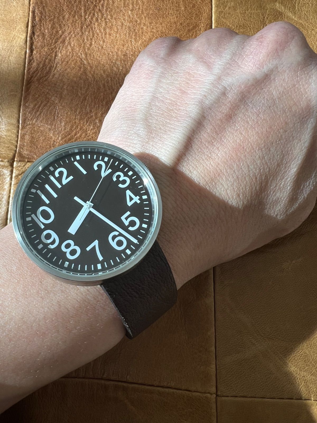 セイコー 無印良品☆自動巻き時計☆見やすい文字盤です☆オートマ 稼働