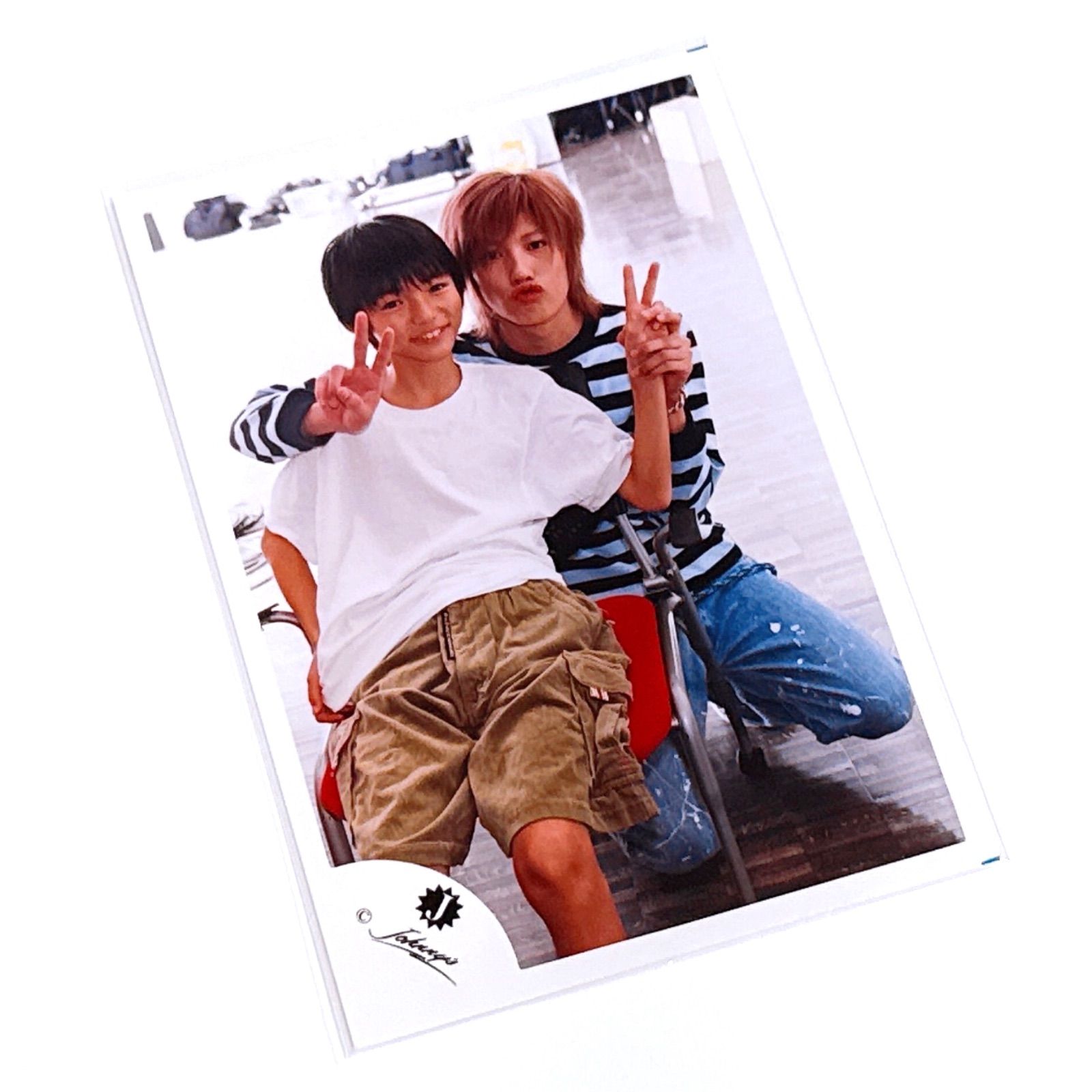 赤西仁 薮宏太 公式写真 1枚【P07】Jロゴ Jr. ジュニア JUMP KATーTUN