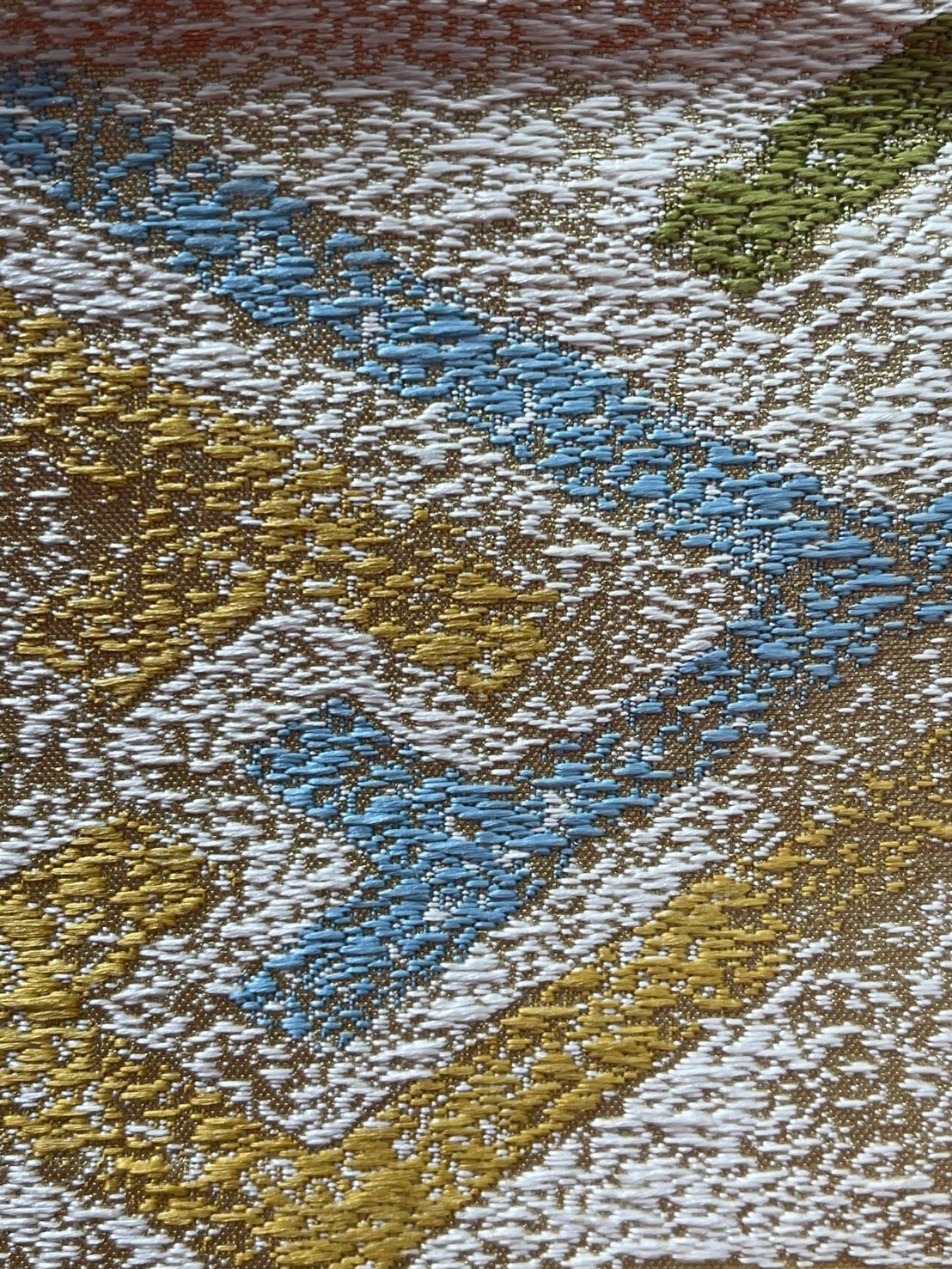 小京都 袋帯 帯 ♥ 黄色 白 赤 青 着物 和服