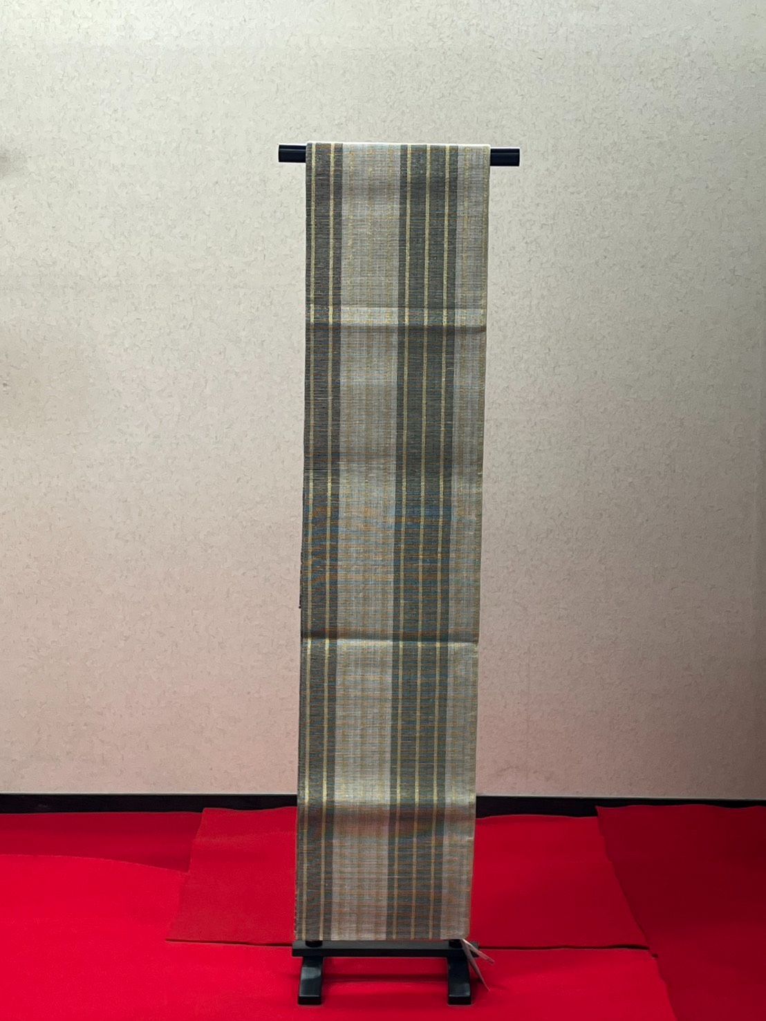 小京都 袋帯 帯 黒 白 金 組ひも 着物 和服