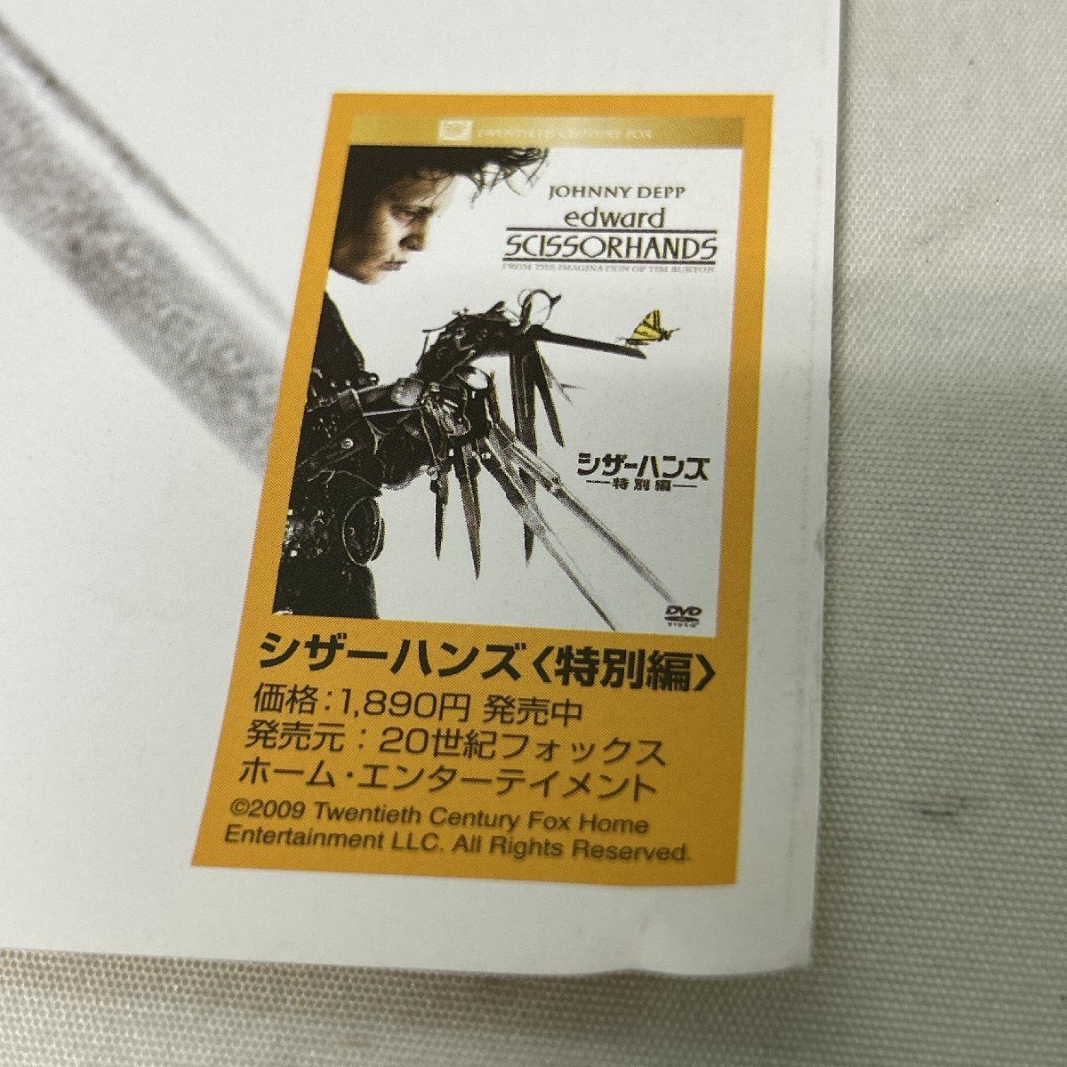 浜館19-1232】 ジョニー・デップ フォトフレーム シザーハンズ