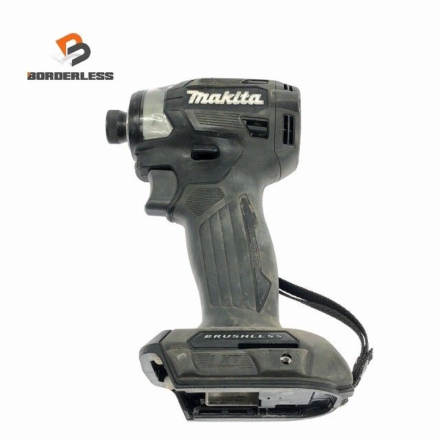 比較的 makita マキタ 18 V 充電式インパクトドライバ 黒|ブラック 本体のみ119861