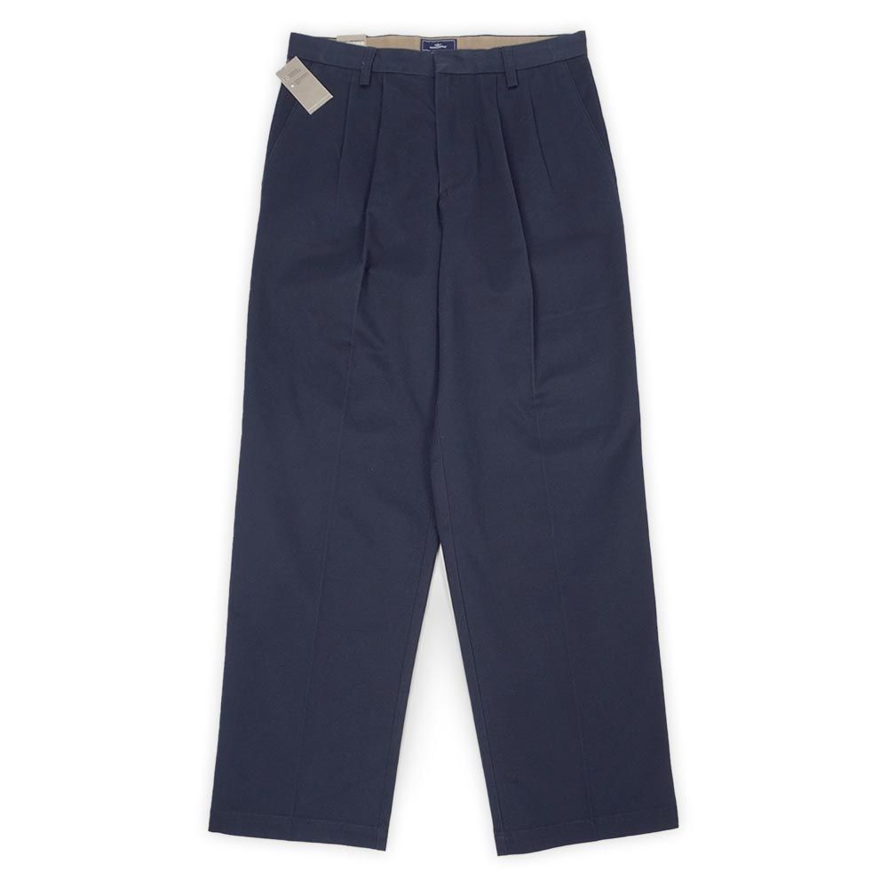 ドッカーズ DOCKERS 00 s 2000年代 2タック チノトラウザー パンツ Levi リーバイス USA ヴィンテージ アメリカ 古着 メンズ ズボン ネイビー 紺 W 30 L