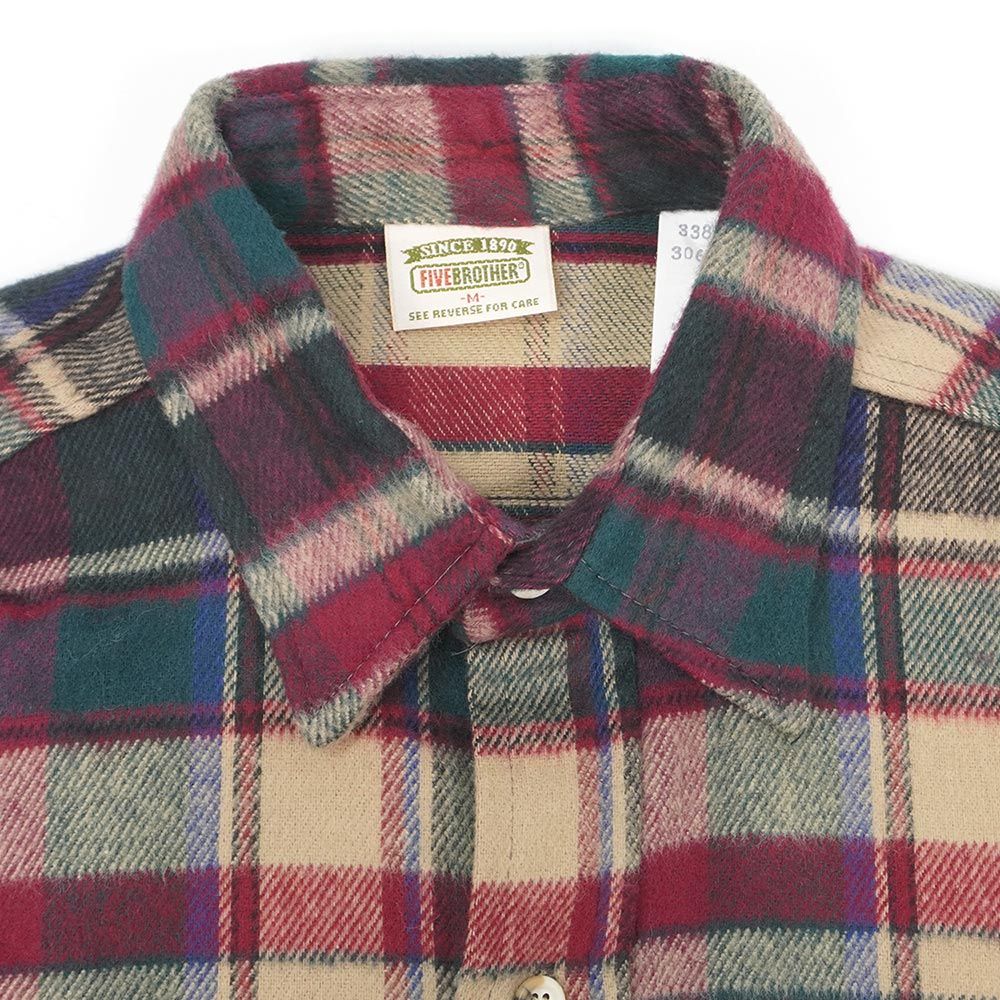 ビッグマック　ネルシャツ　80年代　希少カラー　ビンテージ　ファイブブラザー ビッグマック ネルシャツ 80年代 希少カラー ビンテージ ファイブ