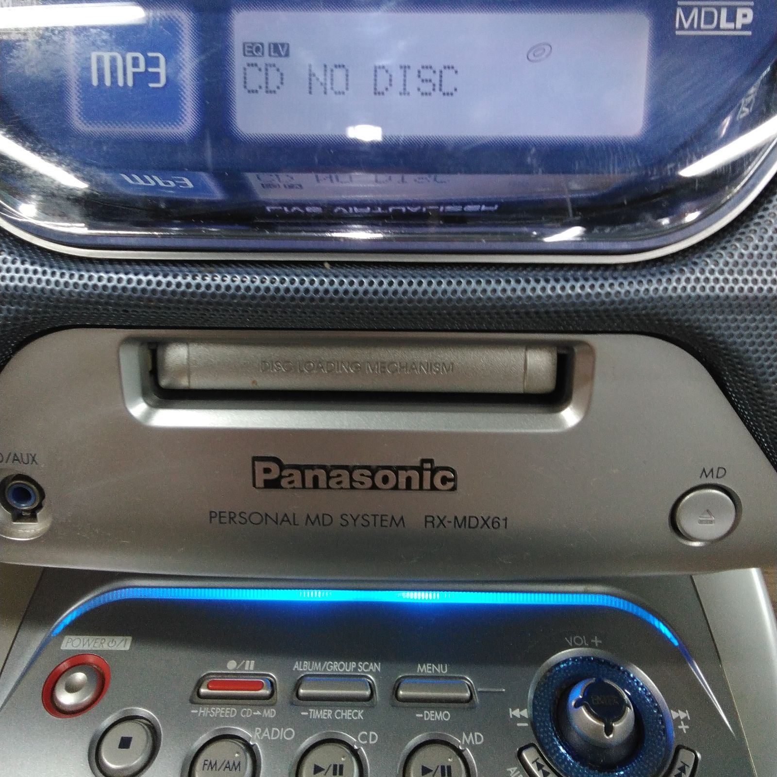 動作品 パナソニック CDラジカセ RX-MDX61 オーディオ 家電 現状 中古