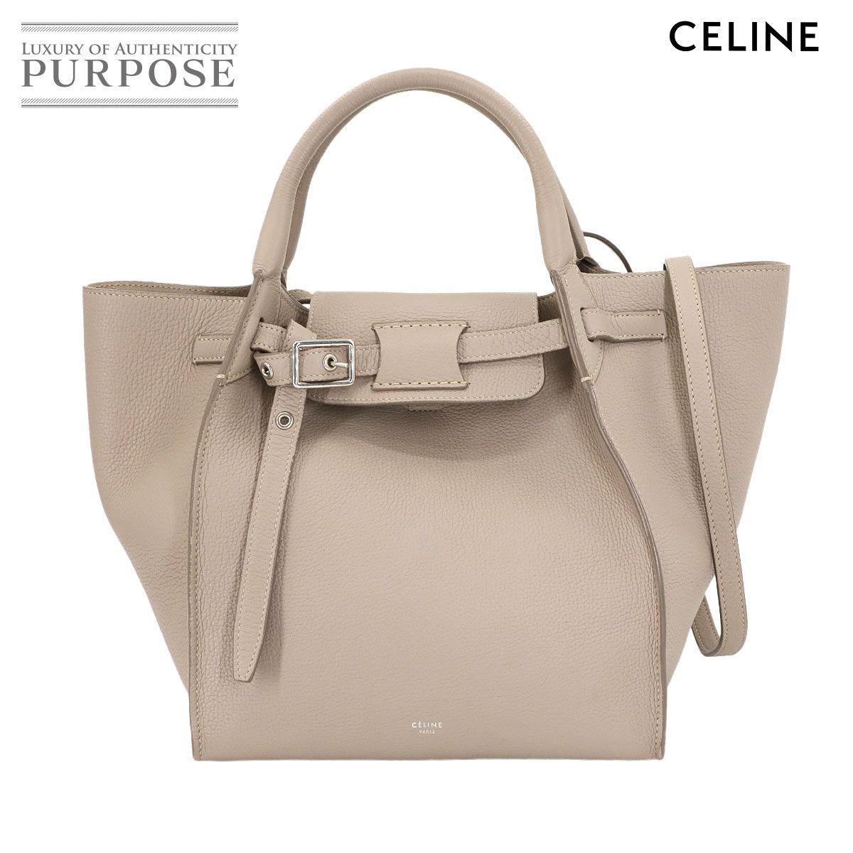CELINE ベージュ ハンドバッグ ストラップ付 【公式通販】