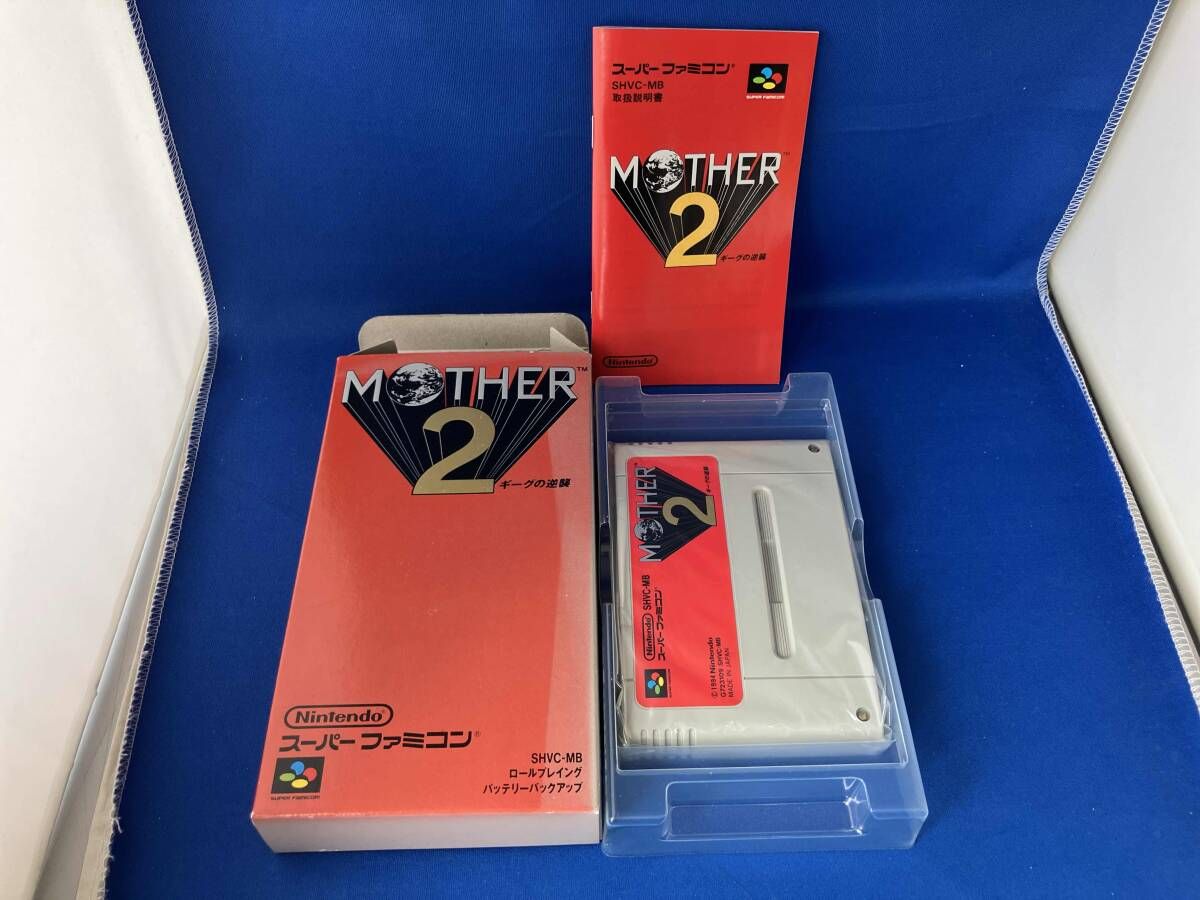SFC / MOTHER2 ギｰグの逆襲 / 箱、説明書あり、起動確認済み / 箱