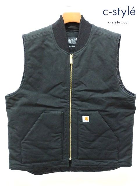 I 920 秋冬物 Carhartt カーハート ベスト XL ブラック DUCK VEST 0 V 0001-M T