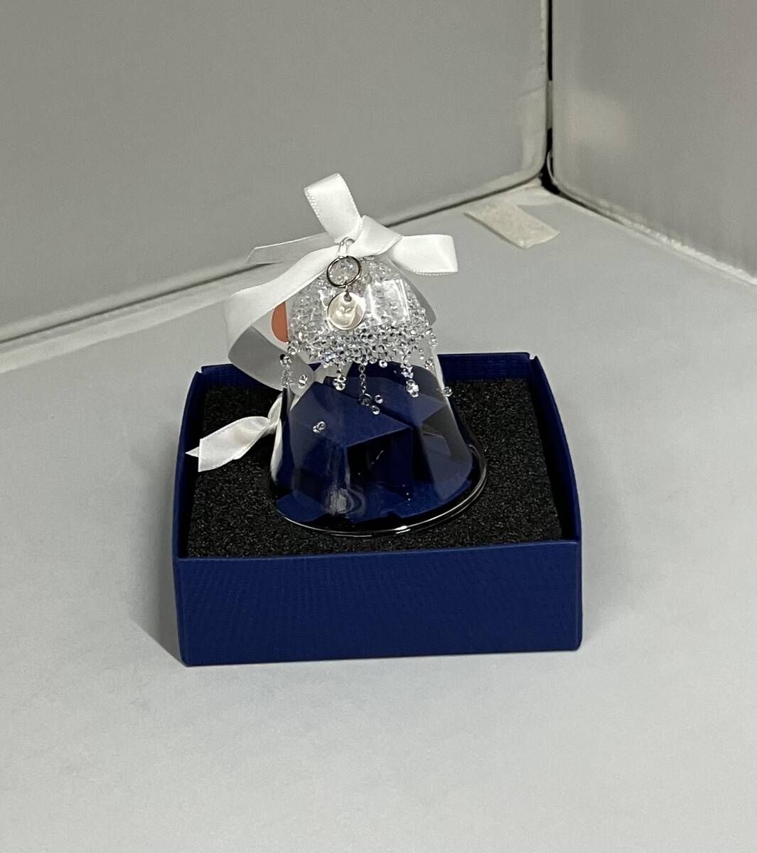 スワロフスキー SMALL BELL ORNAM 小さな ベルオーナメント 箱有 高さ7 cm 直径6