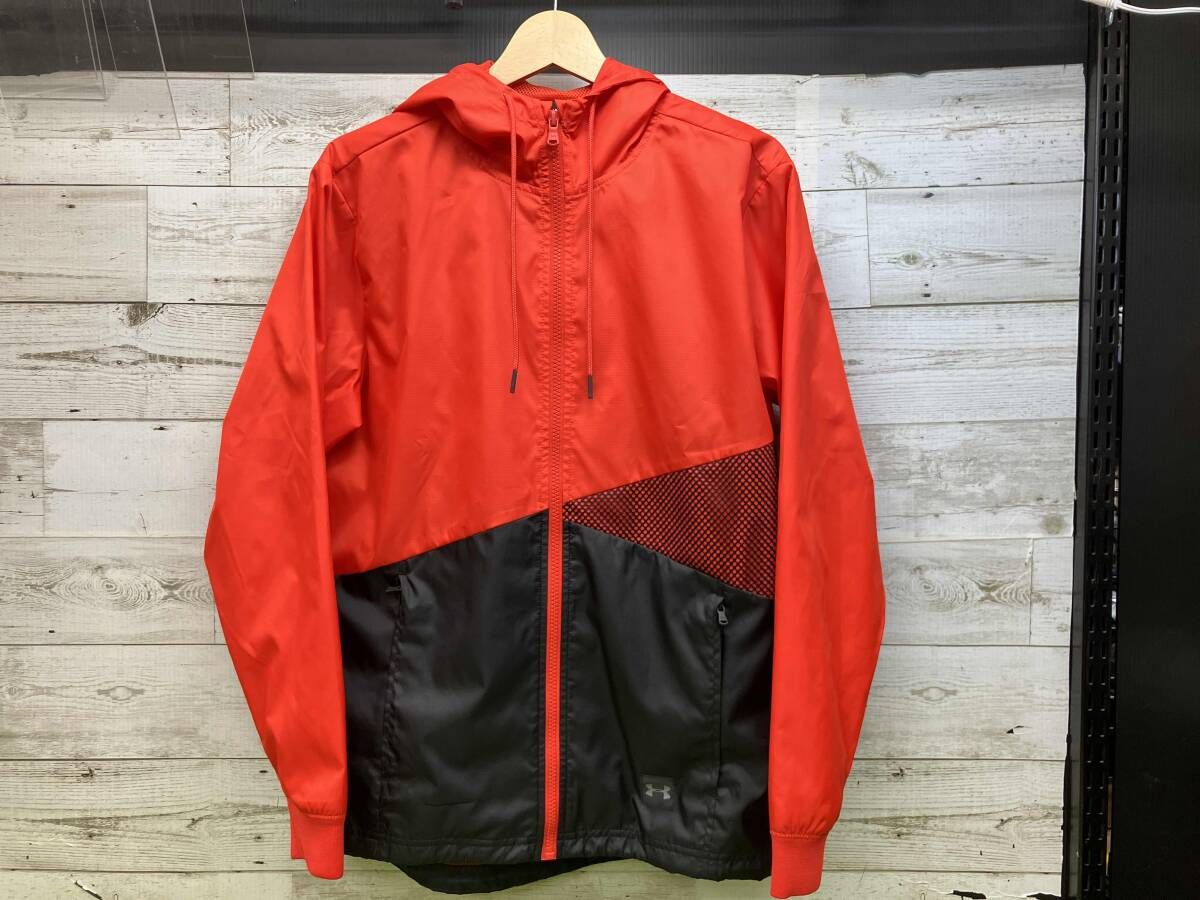 UNDER ARMOUR アンダーアーマー　ウィンドブレーカー　レッド　サイズM STYLE 1320727