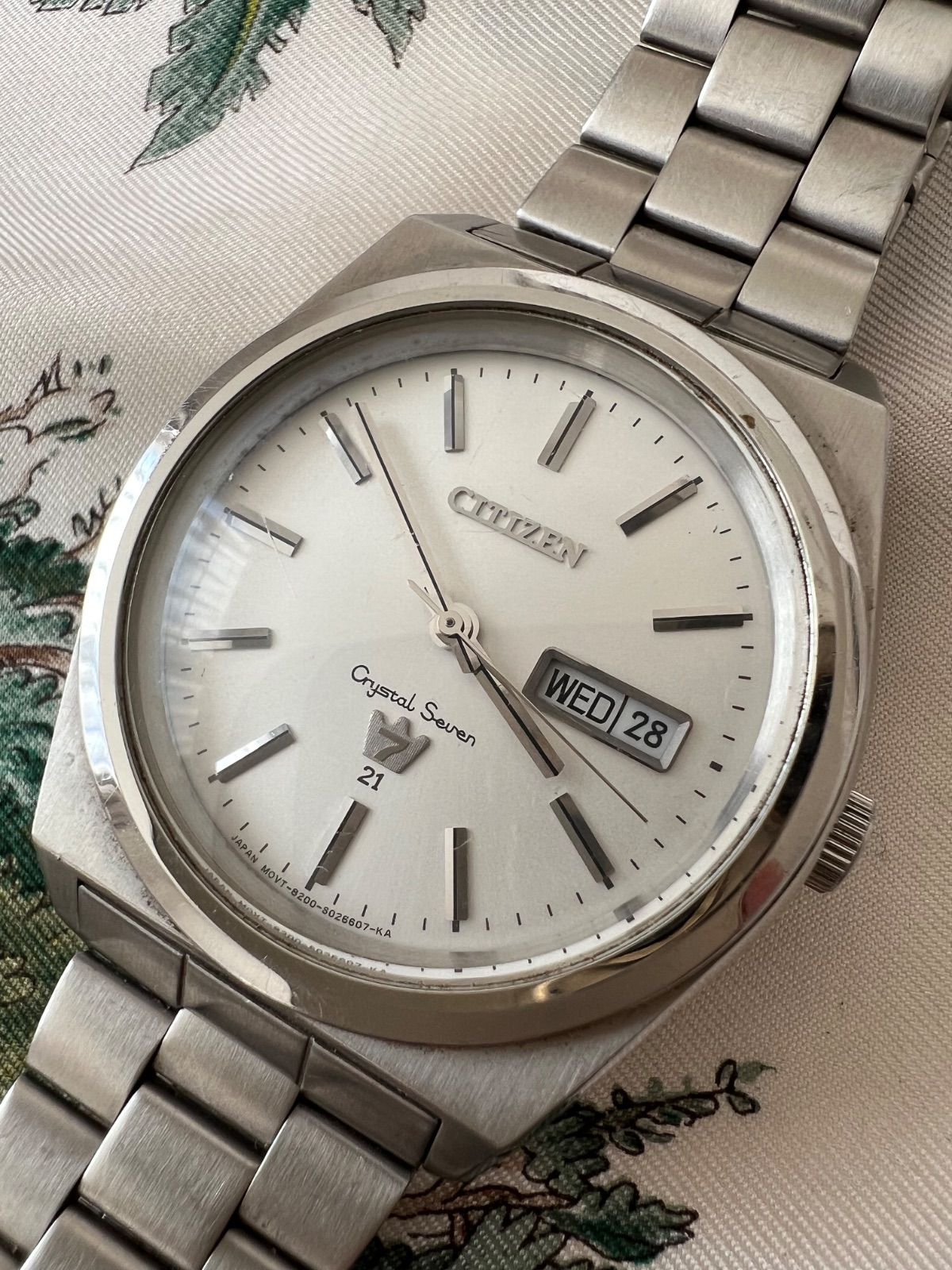 シチズン クリスタルセブン オートマチック 自動巻き メンズ 時計