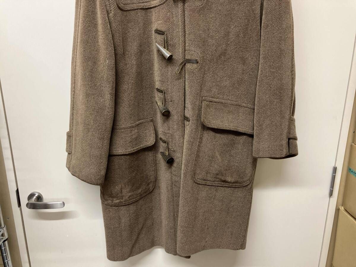 GLOVER ALL/ダッフルコート/90s/キングストン/ヘリンボーン/ブラウン