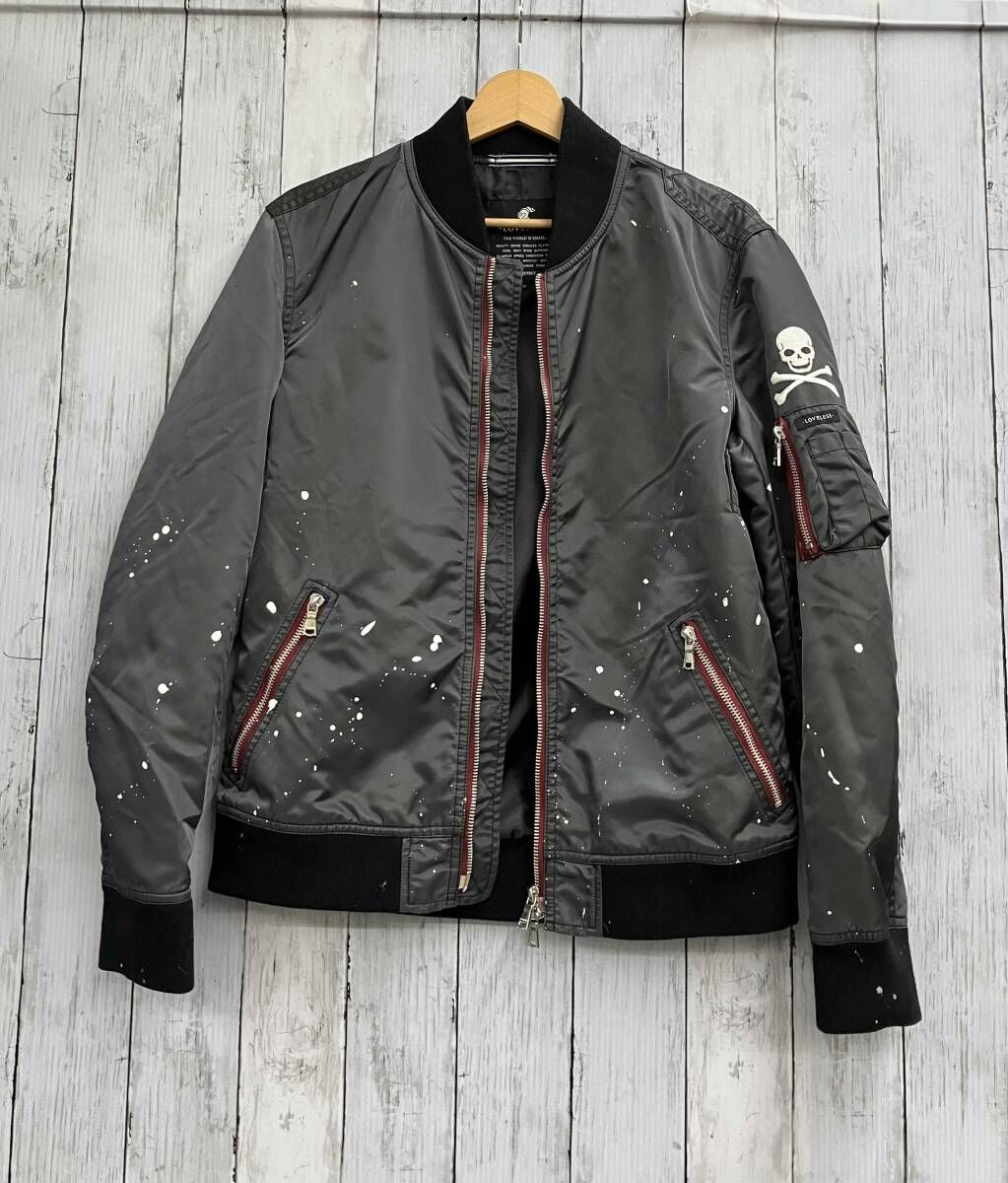 LOVELESS ラブレス　ベージュ　ジャケット　M スカル LOVELESS（ラブレス）の「バンダナプリント ジャケット（テーラード