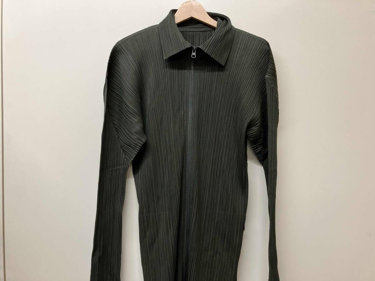 PLEATS PLEASE プリーツロングジップカーディガン 長袖カーディガン アンサンブル