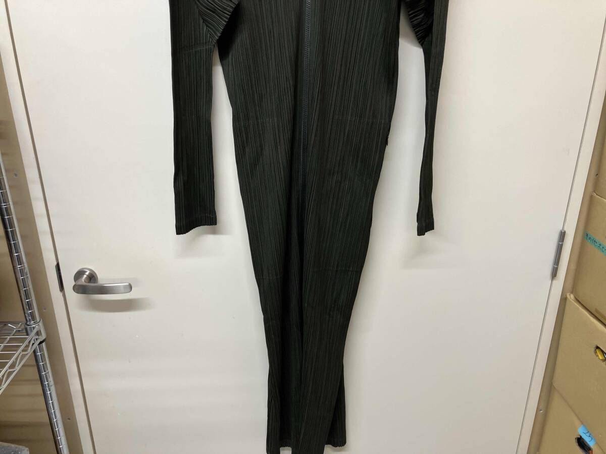 PLEATS PLEASE プリーツロングジップカーディガン 長袖カーディガン アンサンブル