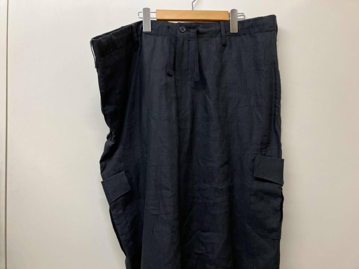 Y’s for men x 120% LINO|LINEN STRING PANTS WITH SIDE OUT POCKET