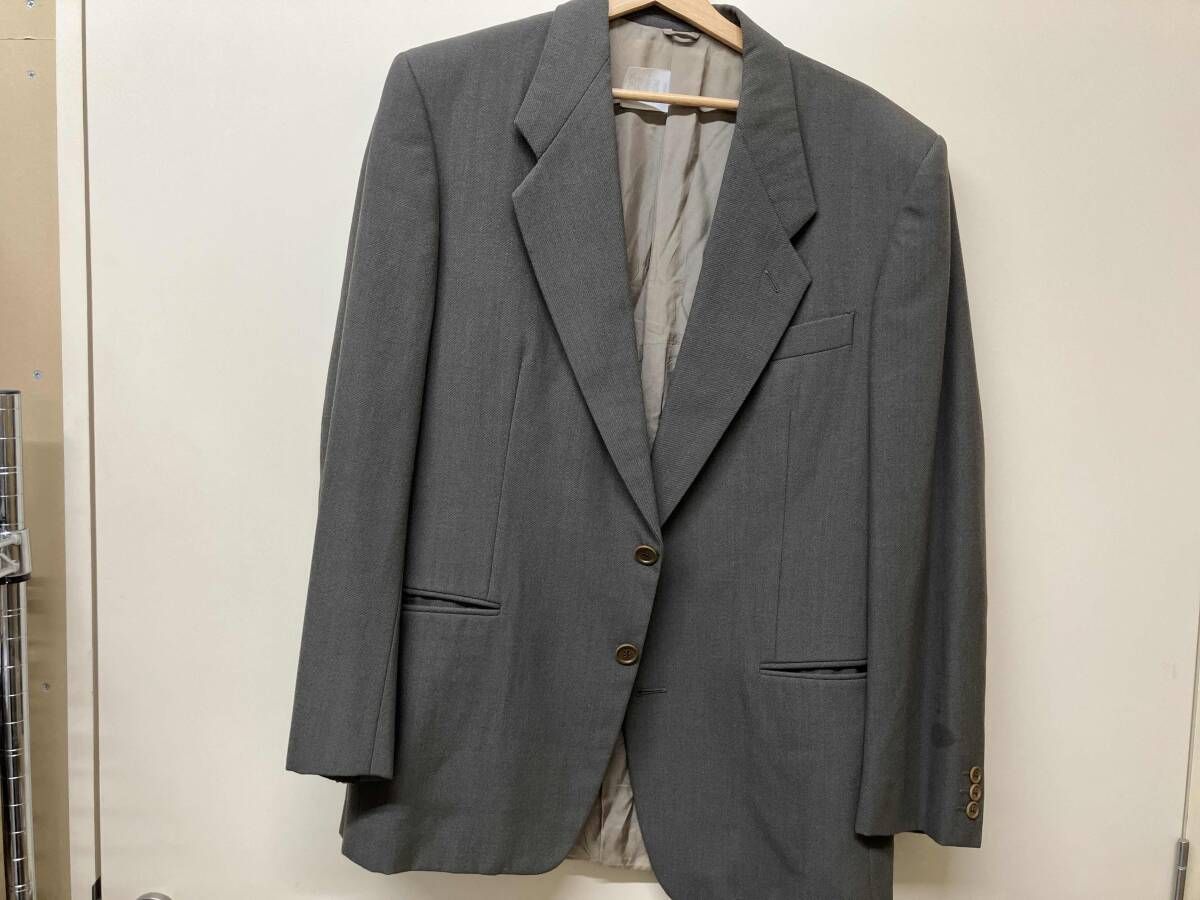 GIORGIO ARMANI|スーツセットアップ|Mサイズ|グレー|ジャケット内側破れあり