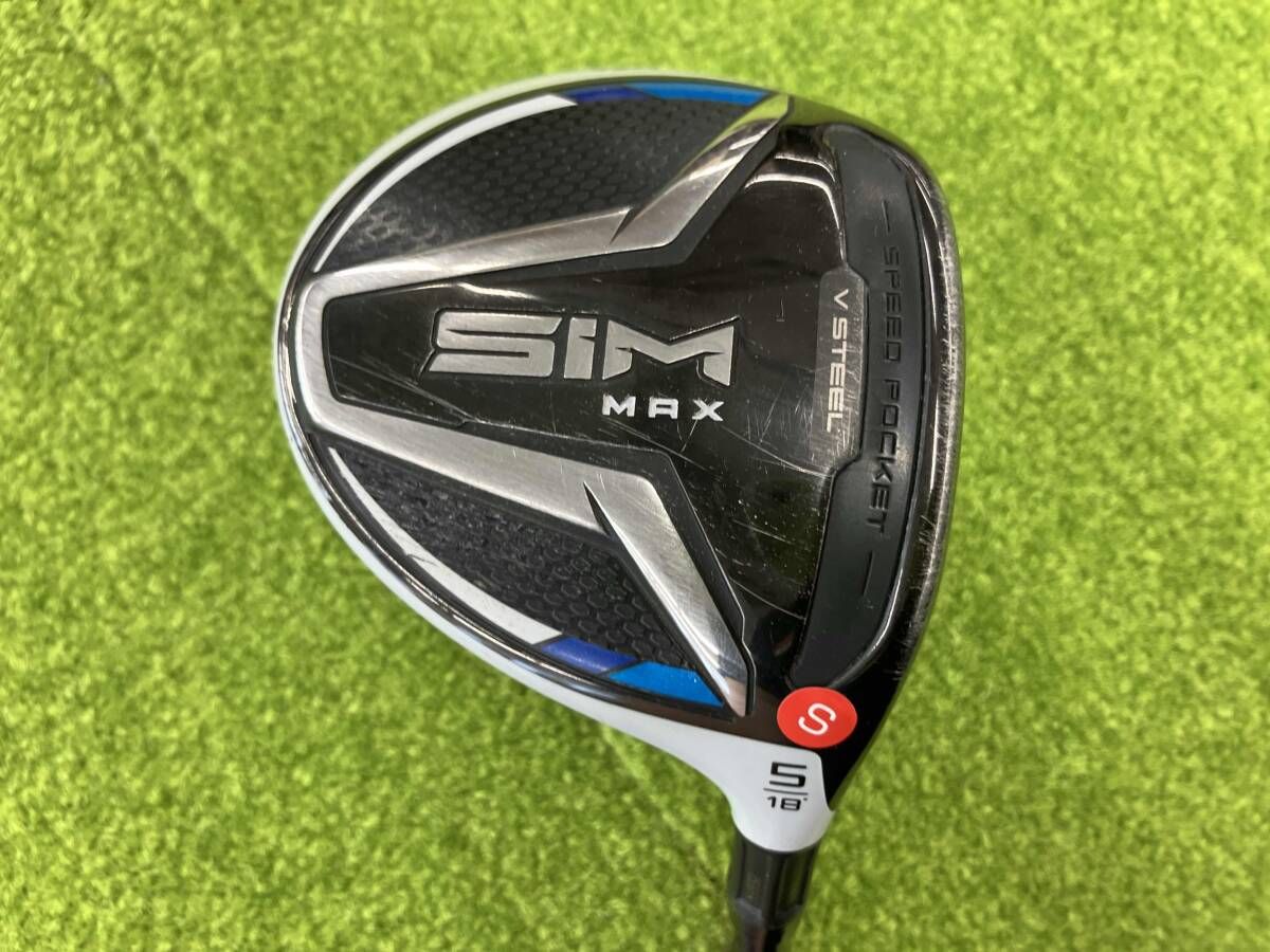 テーラーメイド SIM MAX フェアウェイ 18° MAGNAGOLD フレックスS ヘッドカバーなし なし