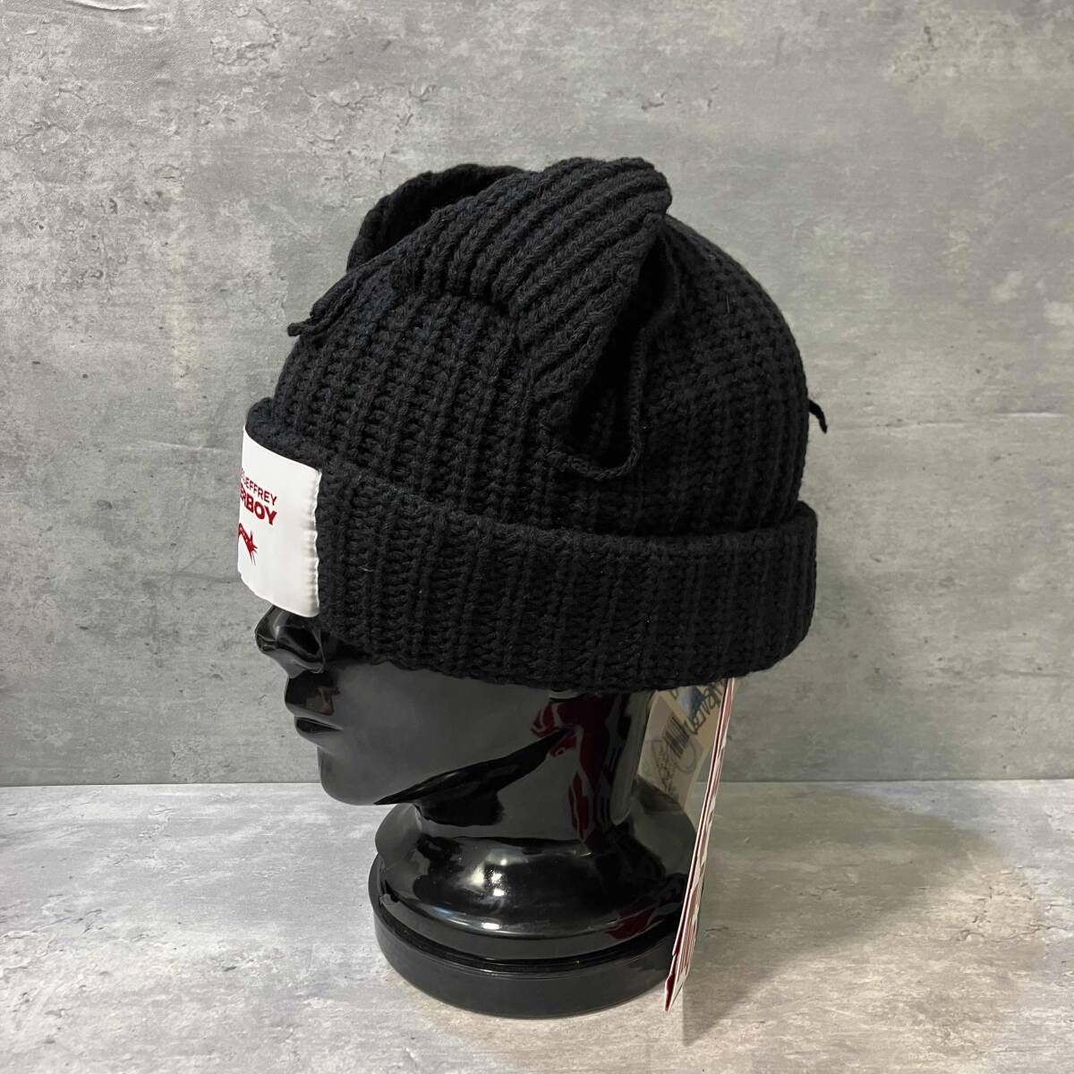 CHARLES JEFFREY LOVERBOY CHUNKY EARS BEANIE ウールナイロン ニット