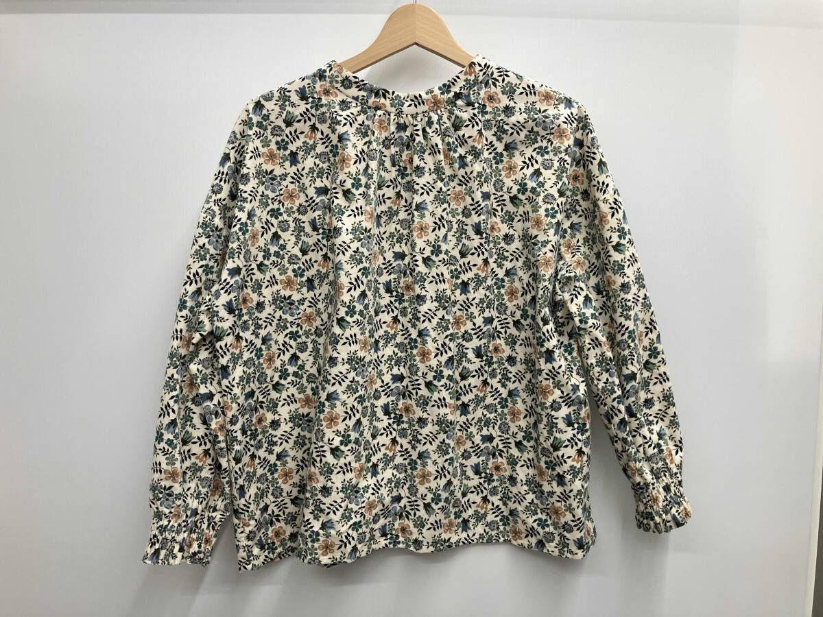  Shower Party シャワーパーティー 花柄 コーデュロイ ブラウス フリー 長袖 シャツ ブラウス