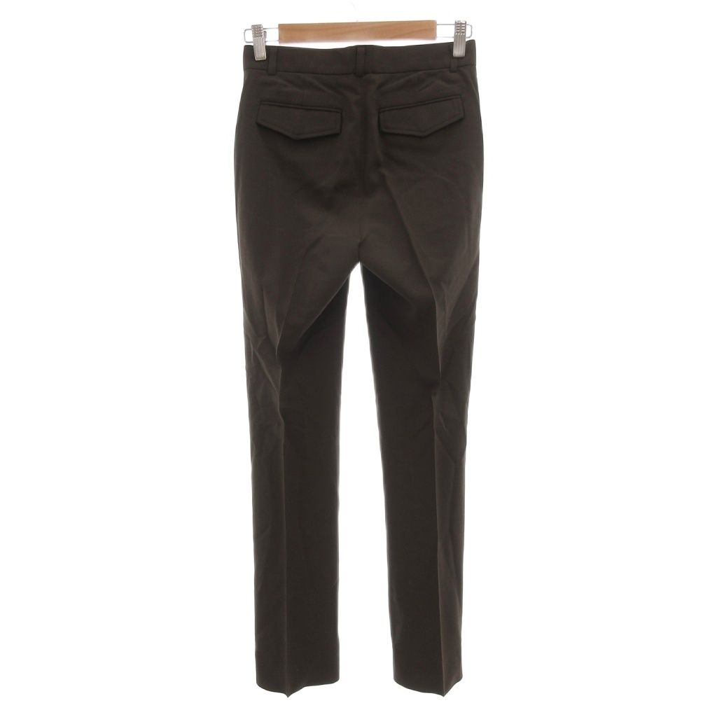 セオリー Theory 美品 スラックス パンツ センタープレス 0 茶