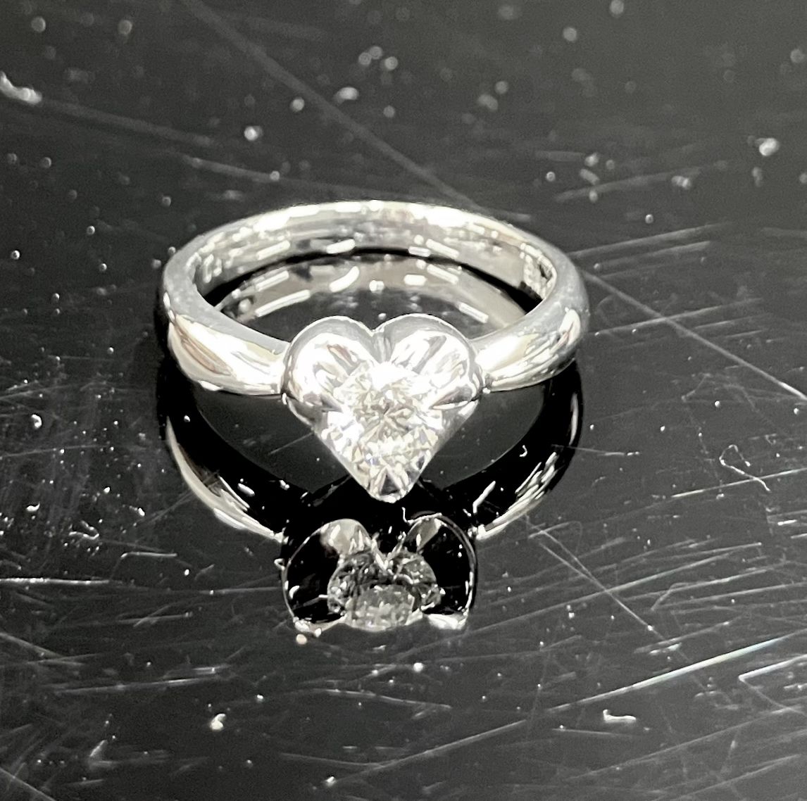 K 18 WG 天然ダイヤモンド ダイヤモンド 0.30 ct 3.9 g ゴールド ホワイトゴールド 貴金属 貴石 宝飾品 アクセサリー 記念日 お