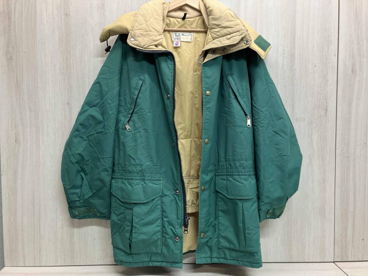 L Bean エルエルビーン ジャケット サイズM グリーン フード付き GORE TEX