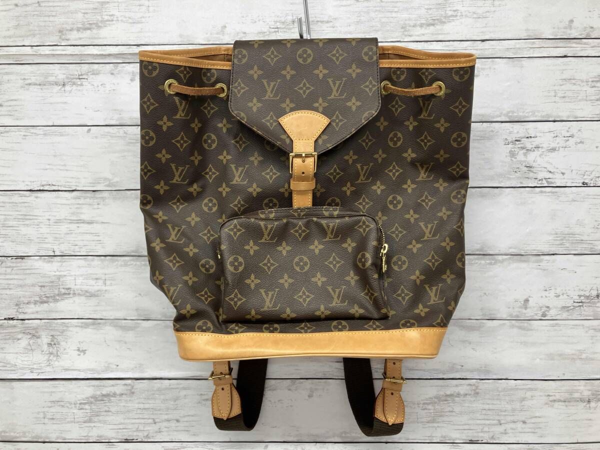 LOUIS VUITTON/ルイヴィトン/モノグラム/モンスリPM/リュック/ブラウン
