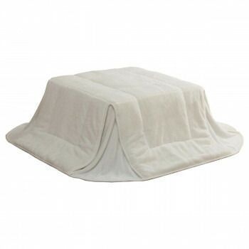 省スペース こたつ布団 正方形 無地調 約160 160 cm スノーホワイト 6843299