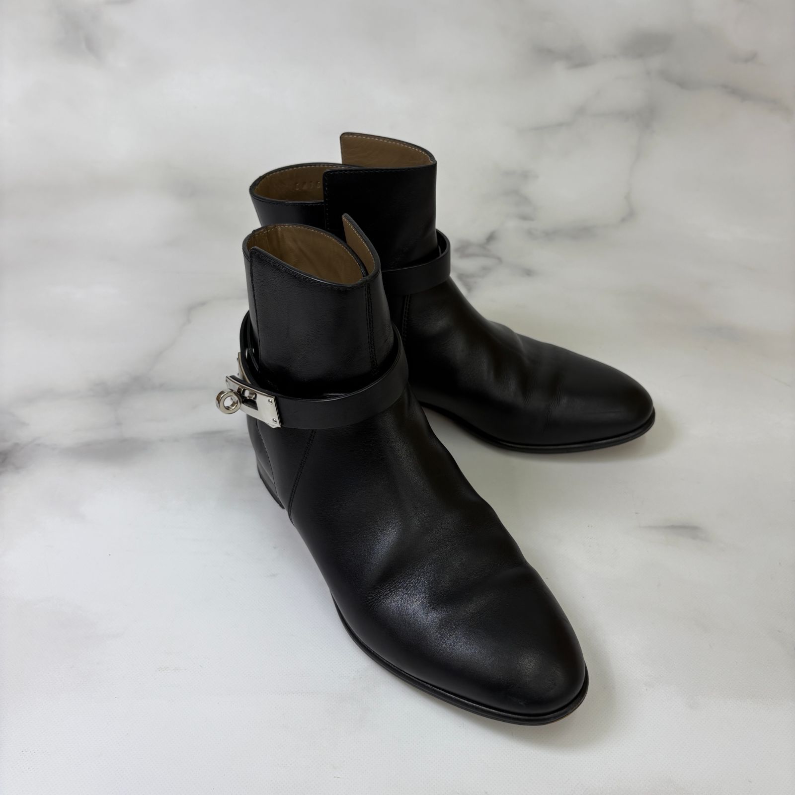 カーフ ショートブーツ