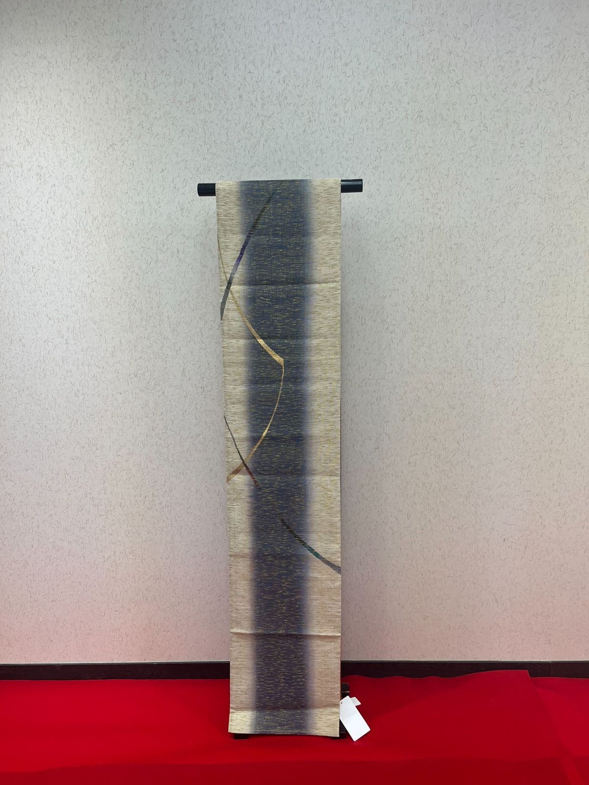 小京都 しゃれ袋帯 帯 白 青 オレンジ 着物 和服