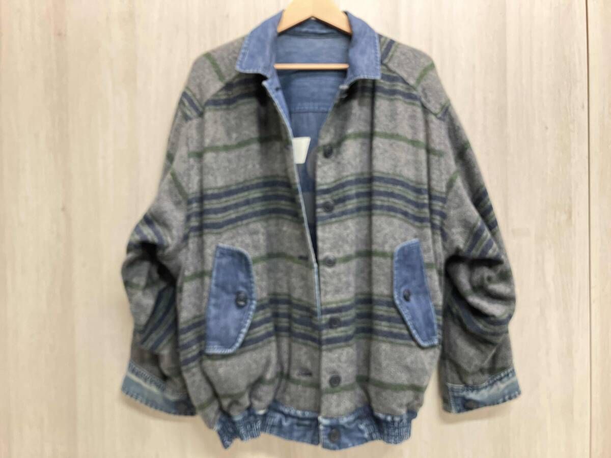 1989年　アイエス　イッセイミヤケ　リバーシブル 中綿　デニムジャケット I.S. ISSEY MIYAKE イッセイ ミヤケ ジャケット/ サイズ9 / デニム