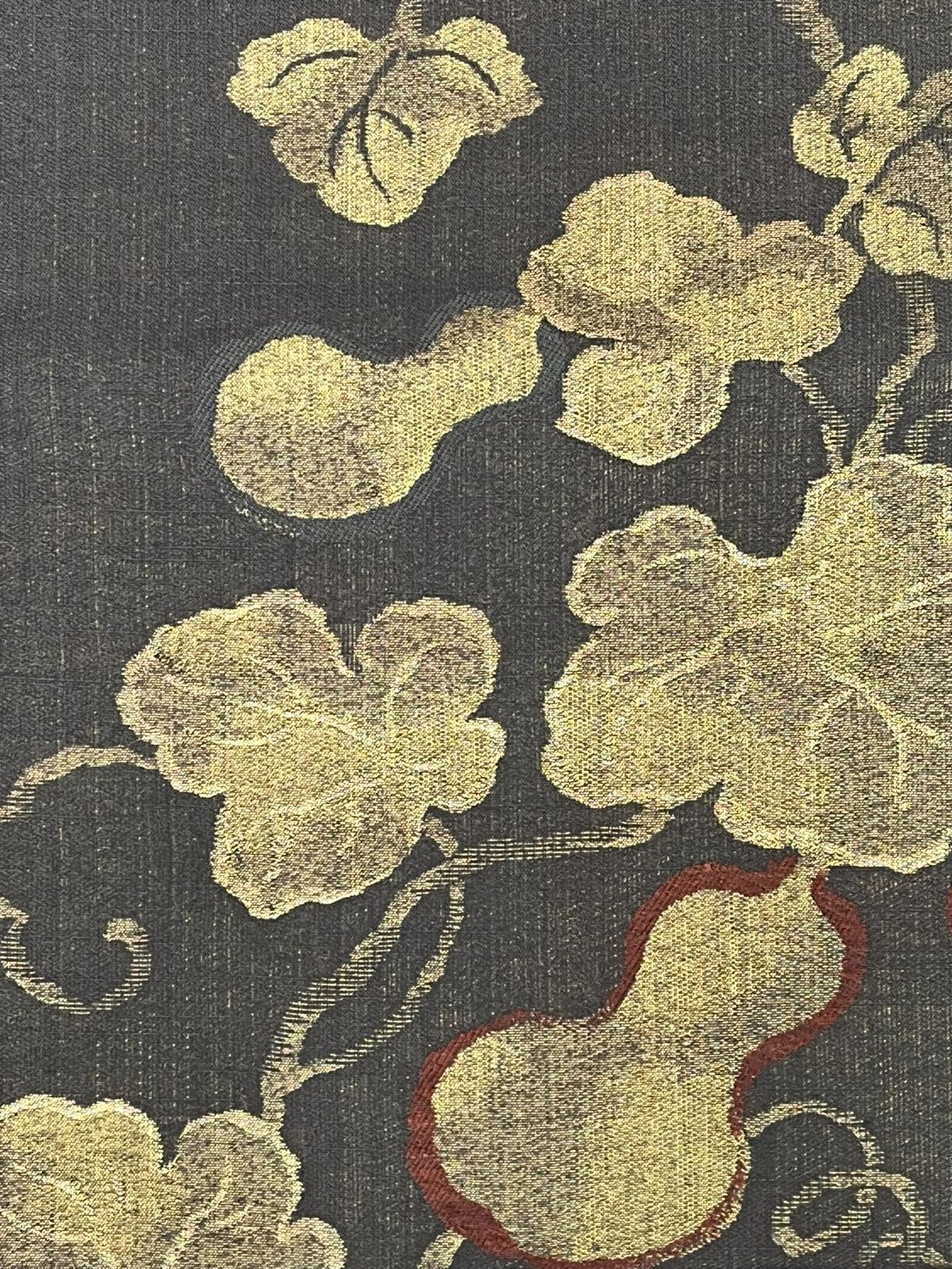 小京都 名古屋帯 帯 黄色 辻が花 蝶 着物 和服