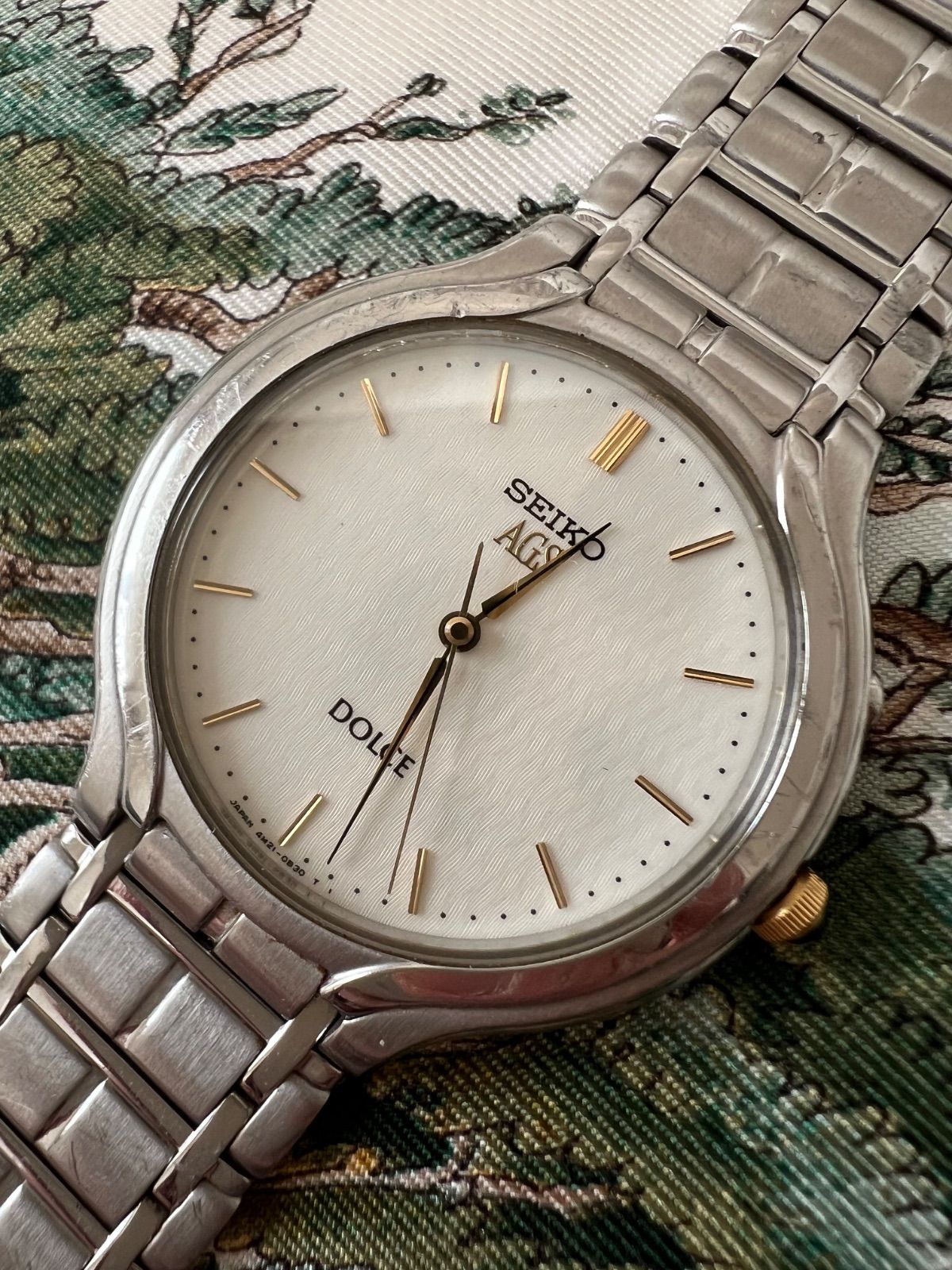 セイコー ドルチェ AGS キネティック 稼働品 4 M 21 0 B 10 時計