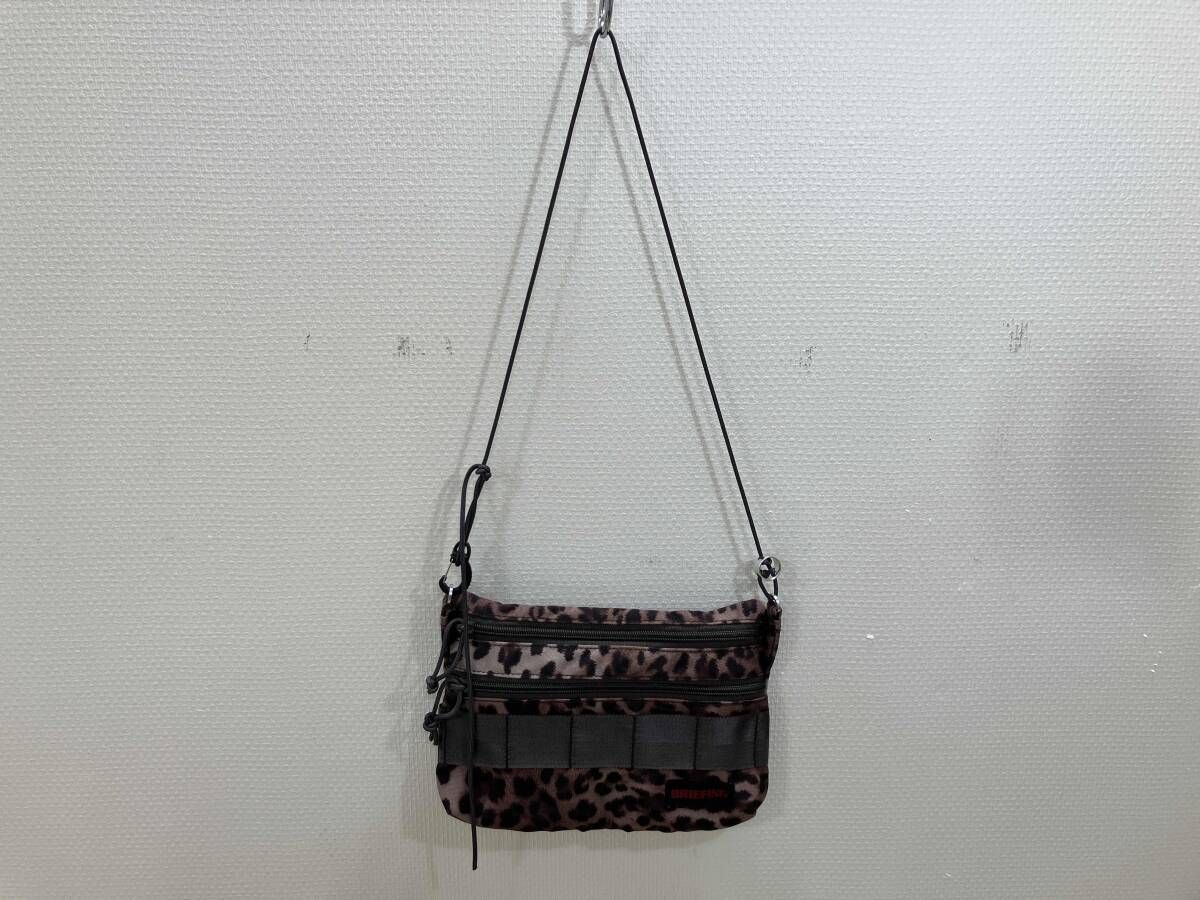 BRIEFING ブリーフィング 合繊オックスショルダーバッグ ショルダーバッグ BEAMS BOY 豹柄 通年