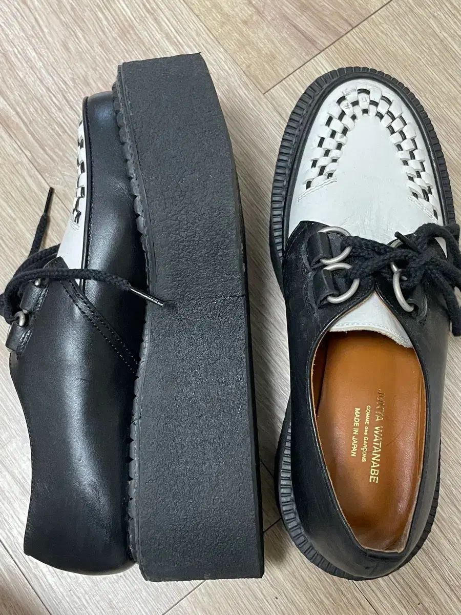 ジュンヤ ワタナベ コムデギャルソン フラットフォーム クリーパー