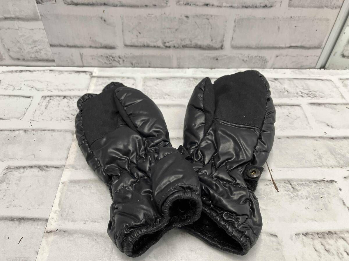 MOCLER ダウン手袋 モンクレール G 32-003 Black ブラック Kids キッズサイズ Lサイズ